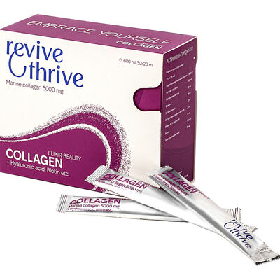 Коллаген Эликсир Бьюти Revive & Thrive раствор питьевой со вкусом манго по 20 мл №30 в стиках
