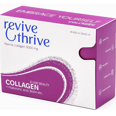 Коллаген Эликсир Бьюти Revive & Thrive раствор питьевой со вкусом манго по 20 мл №30 в стиках