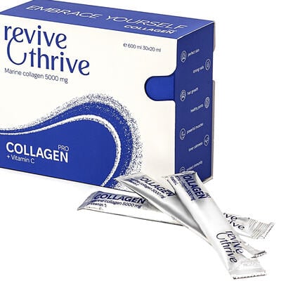 Коллаген Про Revive & Thrive раствор питьевой со вкусом малины по 20 мл №30 в стиках
