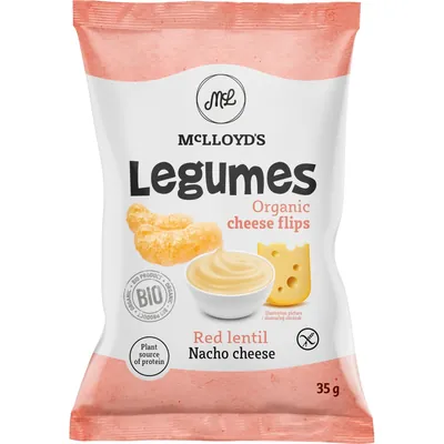 Снек Mclloyd's Legumes сочевиця-кукурудза з сиром Начо, 35 г