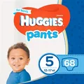 Підгузки-трусики Huggies Pants дитячі, для хлопчиків, розмір 5, 12-17 кг, J-pack, 2 х 34 шт