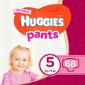 Підгузки-трусики Huggies Pants дитячі, для дівчаток, розмір 5, 12-17 кг, J-pack, 2 х 34 шт