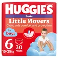 Підгузки-трусики Huggies Pants Little Movers для хлопчиків розмір 6, 15-25 кг, 30 шт