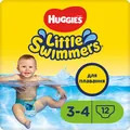 Підгузки-трусики Huggies Little Swimmers розмір 3-4, 7-15 кг, для плавання, 12 шт