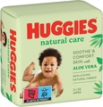 Салфетки влажные Huggies Natural Care Aloe Vera детские, 168 шт (3 х 56 шт)