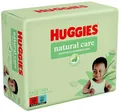 Серветки вологі Huggies Natural Care Aloe Vera дитячі, 224 шт (4 х 56 шт)