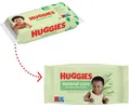 Серветки вологі Huggies Natural Care Aloe Vera дитячі, 56 шт