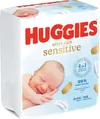 Серветки вологі Huggies Extra Care Sensitive дитячі, для новонароджених, 3 х 56 шт
