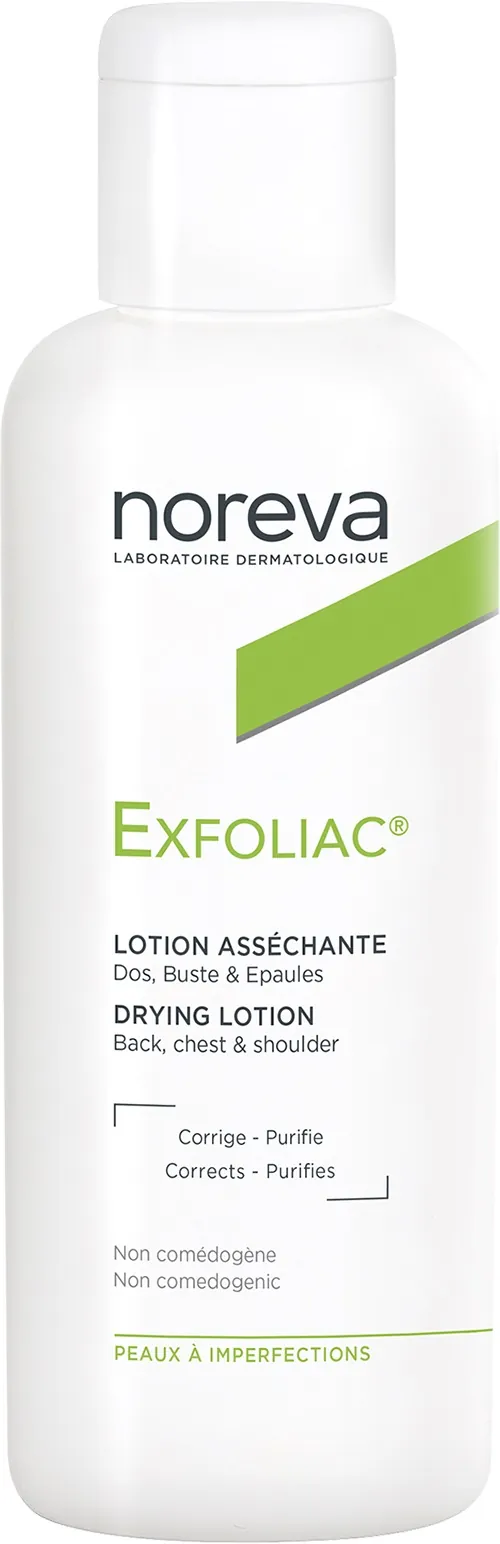 Лосьйон Noreva Exfoliac для обличчя та тіла, для проблемної шкіри, 125 мл
