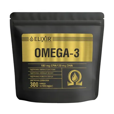 Омега-3 Elixir Omega-3 капсули №300