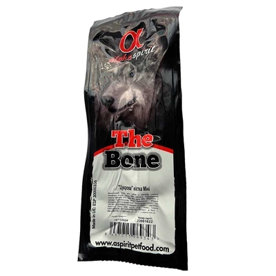 Кость натуральная мясная Alpha Spirit Ham Bone Mini Сахарная косточка для собак, 3 косточки по 12 см