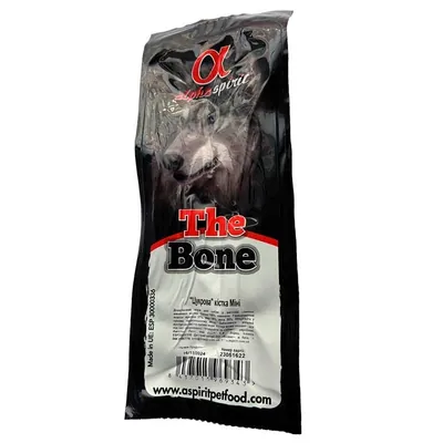 Кость натуральна м'ясна Alpha Spirit Ham Bone Mini Цукрова кісточка для собак, 3 кісточки по 12 см