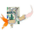 Игрушка-дразнилка AFP Whisker Fiesta Feather storm для кошек с кошачьей мятой, 24,5х6 см