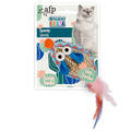Игрушка-дразнилка AFP Whisker Fiesta Speedy для кошек с кошачьей мятой, 9,5х5 см