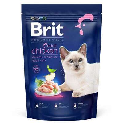 Корм сухий Brit Premium by Nature Cat Adult Chicken для кішок з куркою, 300 г