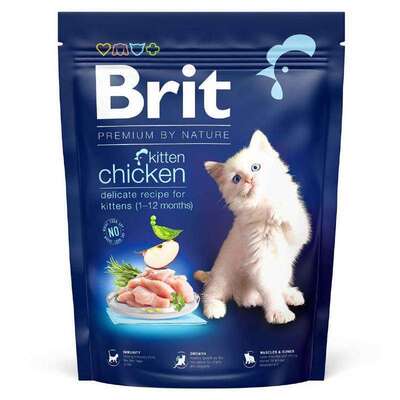 Корм сухий Brit Premium by Nature Cat Kitten для кошенят з куркою, 300 г