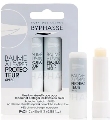 Бальзам для губ Byphasse Protection захист, 2 шт х 4,8 г