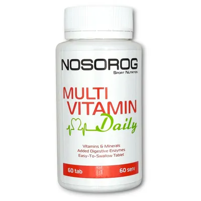 Мультивітаміни Nosorog Multi Vitamin Daily, 60 таблеток