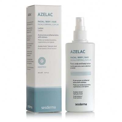 Лосьйон Sesderma Azelac для проблемної, схильної до акне шкіри обличчя та тіла, 100 мл
