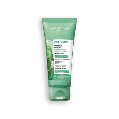 Скраб для обличчя Yves Rocher Pure Menthe Освіжаючий, 75 мл