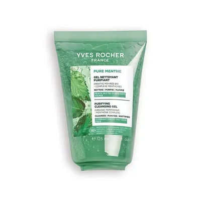 Гель для вмивання Yves Rocher Pure Menthe Освіжаючий, 125 мл