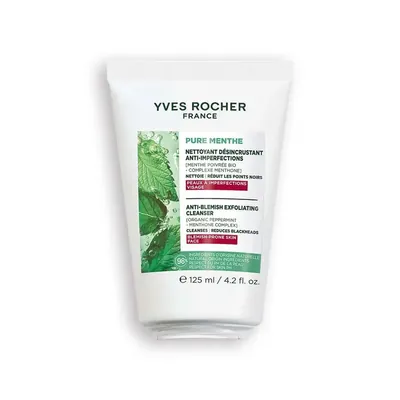 Засіб для вмивання Yves Rocher Pure Menthe 3-в-1 для очищення проблемної шкіри, 125 мл