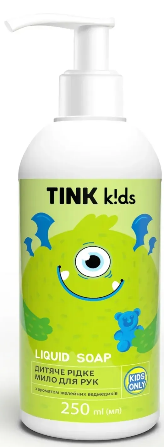 Мило для рук Tink kids Gummy Bears дитяче, 250 мл