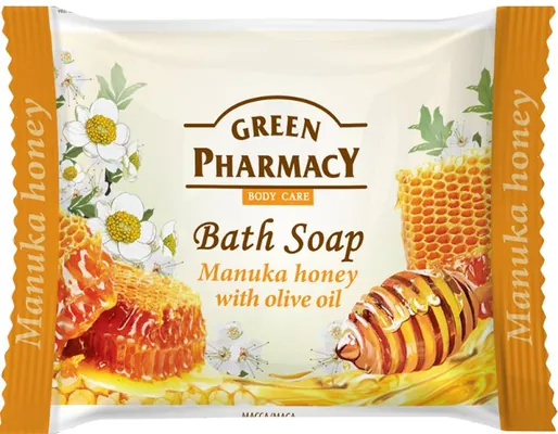 Мило тверде Green Pharmacy Мед-манука з оливковою олією, 100 г