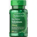 Селен Puritan's Pride Selenium 200 мкг, 100 таблеток