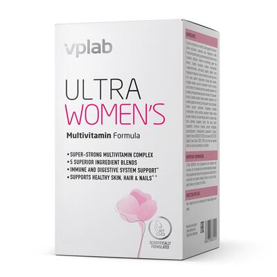 Мультивитаминная формула для женщин VPLab Ultra Woman's Multivitamin Formula, 180 каплет