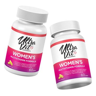 Мультивитаминная формула для женщин UltraVit Woman's Multivitamin Formula, 60 каплет
