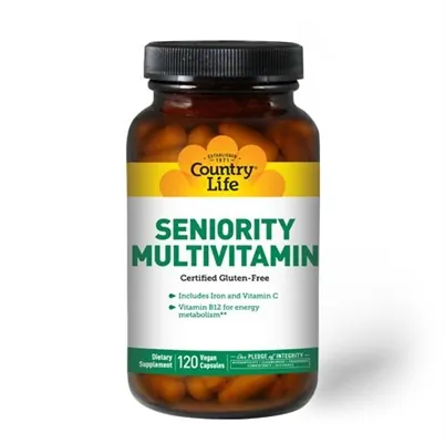 Вітамінно-мінеральний комплекс Country Life Seniority Multivitamin капсули №120