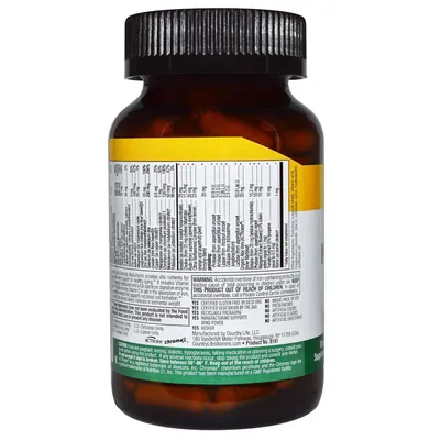 Вітамінно-мінеральний комплекс Country Life Seniority Multivitamin капсули №120