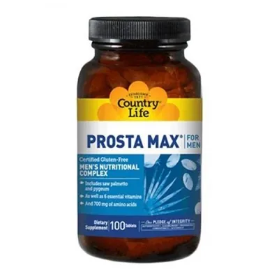 Вітамінно-мінеральний комплекс Country Life Prosta Max для чоловіків таблетки №100
