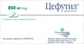 Цефутил таблетки, в/плів. обол. по 250 мг №10 (10х1)