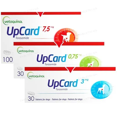 АпКард UpCard (ДЛЯ ТВАРИН) таблетки по 3 мг №10