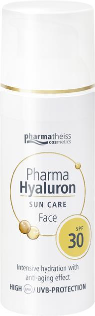 Крем для лица Hyaluron солнцезащитный с SPF30 антивозрастной, флакон с дозатором, 50 мл