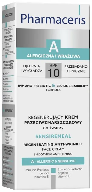 Крем для обличчя Pharmaceris A Sensireneal SPF10 регенеруючий проти зморшок, 30 мл