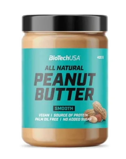 Арахісова паста Biotech All Natural Peanut Butter smooth, 400 г