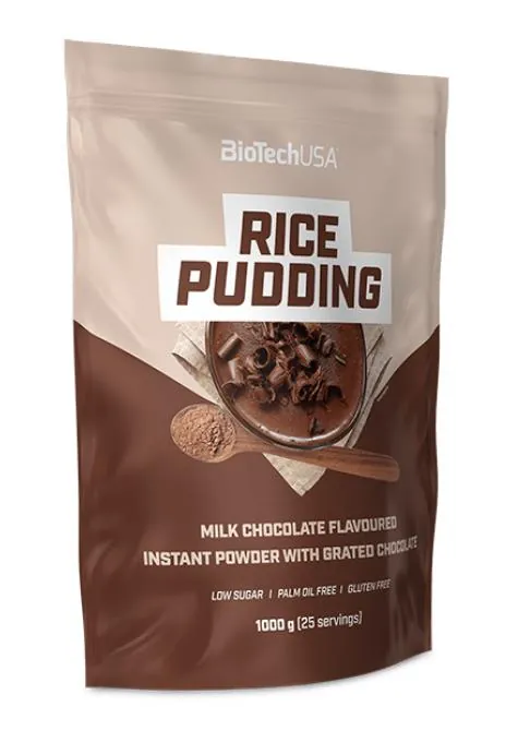 Рисовий пудинг швидкого приготування Biotech Rice Pudding молочний шоколад, 1 кг