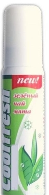 Освежитель полости рта Ароматика Coolfresh Зеленый чай, мята, 30 мл