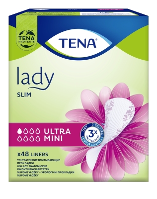 Прокладки урологические Tena Lady Slim Ultra Mini, 48 штук