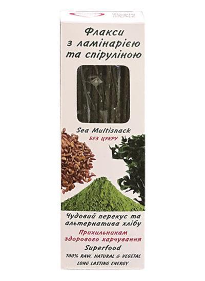 Флаксы с ламинарией и спирулиной Golden Kings of Ukraine, 140 г