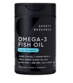 Омега 3 рыбий жир Sports Research Omega-3 Fish Oil тройная сила 1250 мг, 90 капсул