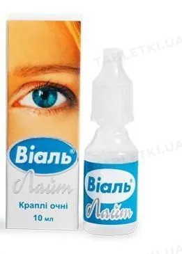 Віаль лайт краплі оч. 0.5 мг/мл по 10 мл у флак.