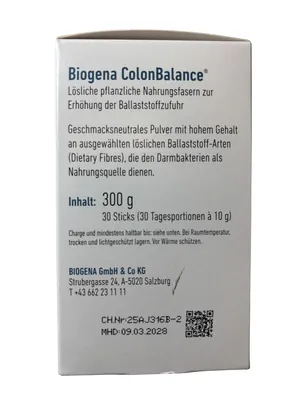 Комплекс харчових волокон Biogena ColonBalance Sticks порошок по 10 г №30 у стіках
