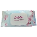 Салфетки влажные Dolphin Orchid Blossom, с клапаном, 60 шт