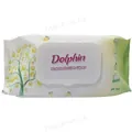 Серветки вологі Dolphin Lemon Tree, з клапаном, 60 шт