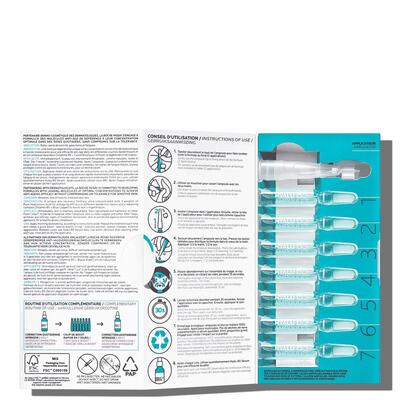 Концентрат La Roche-Posay Hyalu B5 Ampoules для коррекции морщин и восстановления упругости кожи лица, 7 ампул по 1,8 мл