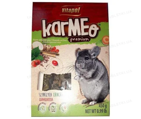 Корм для шиншил Vitapol Karmeo Преміум, 450 г
